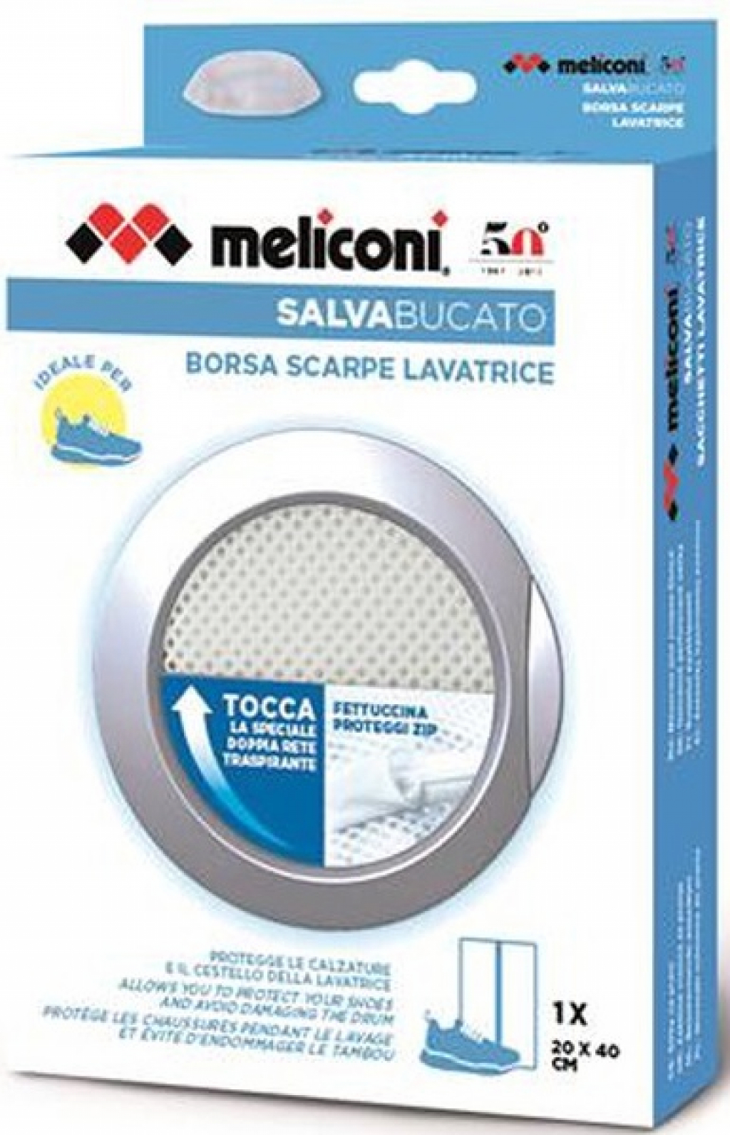 Торбичка за пране Meliconi 656151 SALVABUCATO BORSA SCARPE за обувки